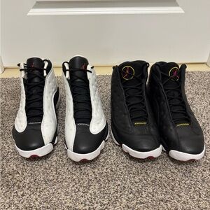 Air Jordan 13 Retro Sneakers - Black and White